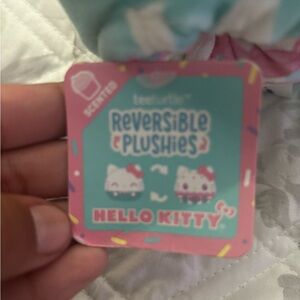 Hello Kitty Pink and Blue Reversible Plush